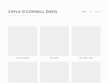 Tablet Screenshot of caylaoconnell.com